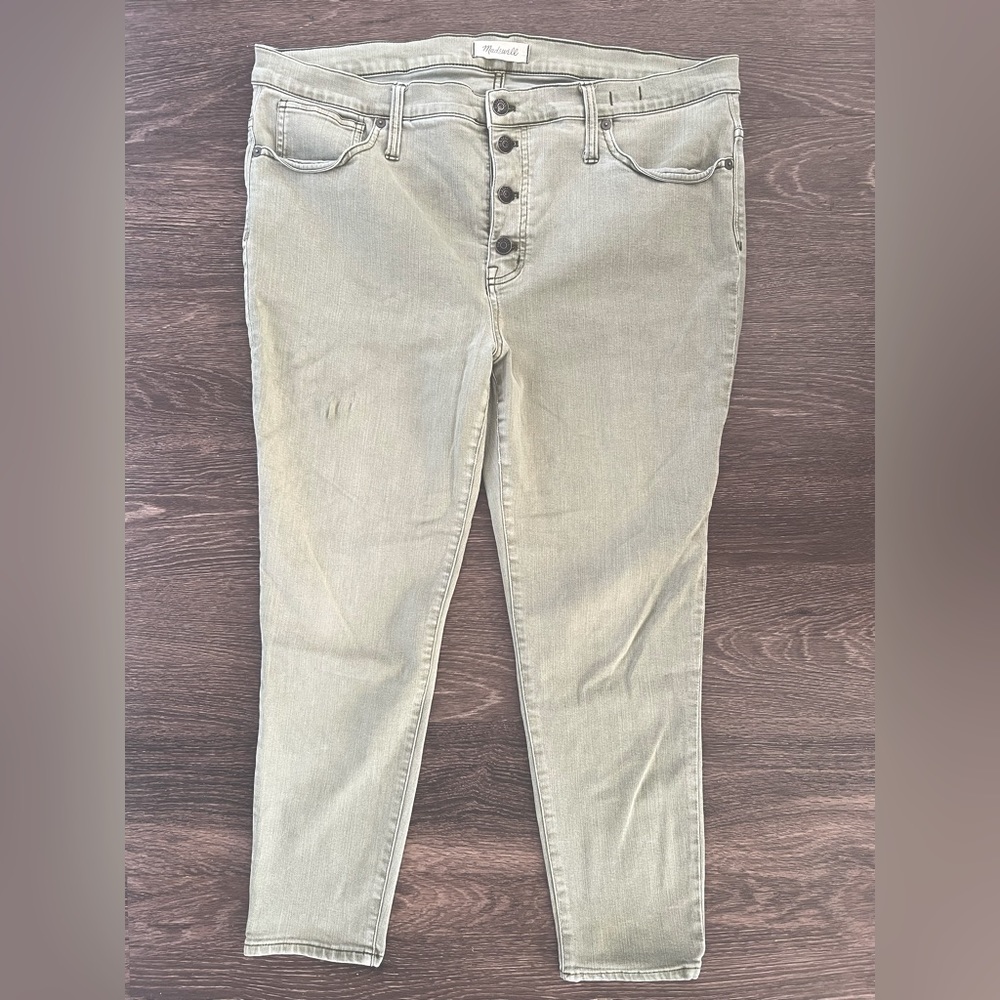 Madewell. 9” High-Rise Skinny Crop Jeans